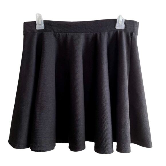 Y2K Kathy Black Flare Skater Skirt - Picture 1 of 4